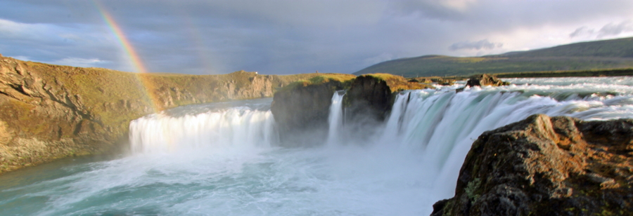 Go∂afoss-Panorama