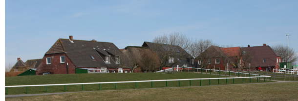 Backenswarft und Hus Halligblick